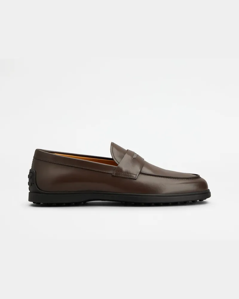 TOD'S Loafers aus Leder, BRAUN Shoes Braun