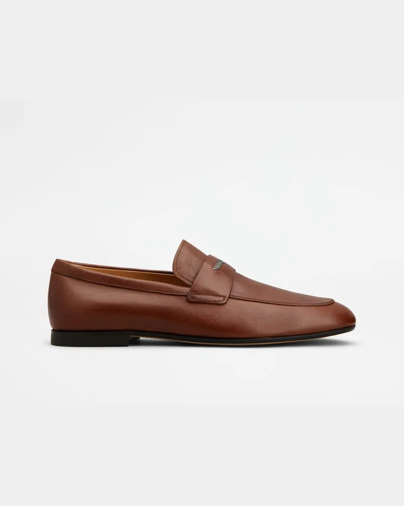 TOD'S Loafers aus Leder, BRAUN Shoes Braun