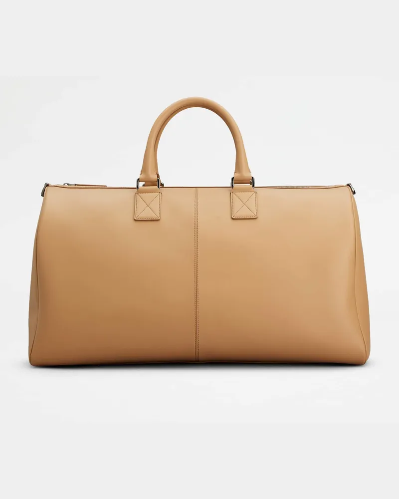 TOD'S Duffle-Tasche aus Leder Large, BEIGE,  - Bags Beige