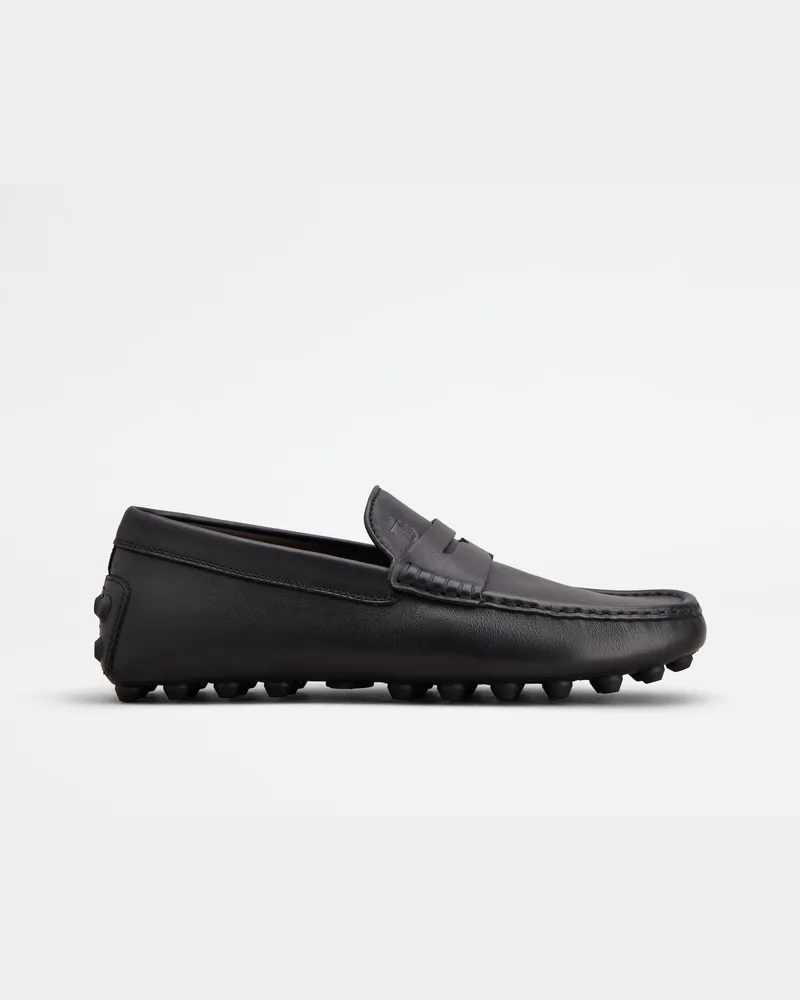 TOD'S Mokassins Gommino Bubble aus Leder, SCHWARZ Shoes Schwarz
