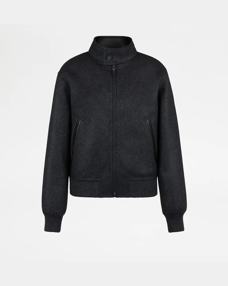 TOD'S Bomberjacke aus Double-Kaschmir, GRAU Coat / Trench Grau