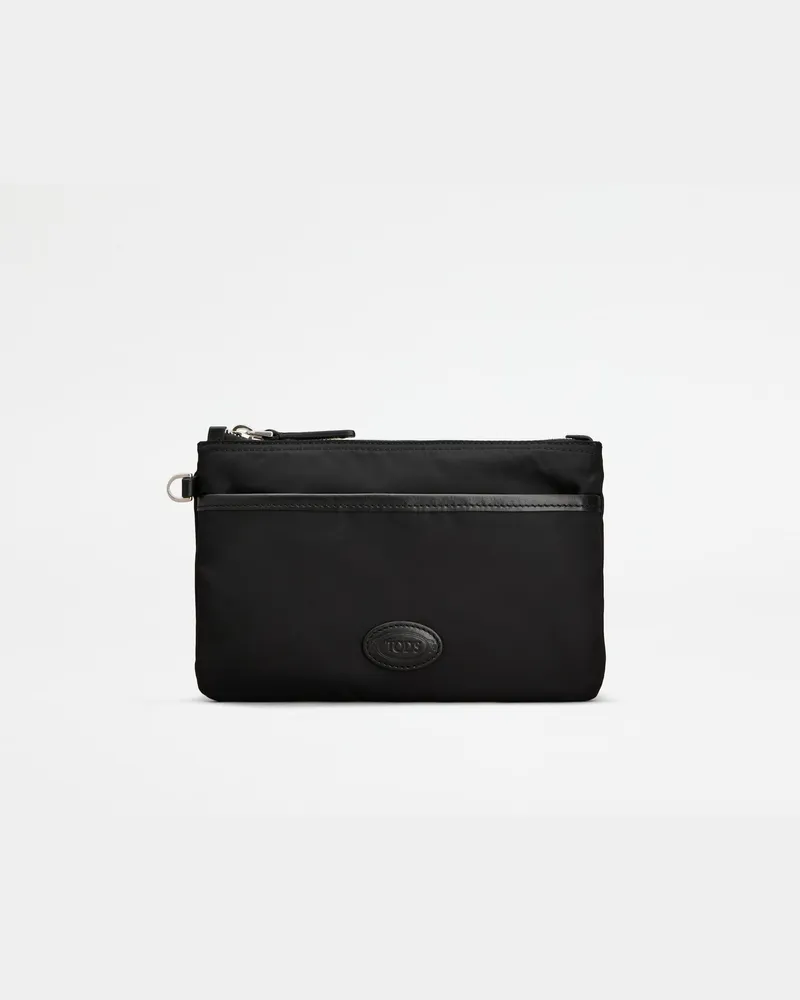 TOD'S Pouch aus Stoff Micro, SCHWARZ,  - Bags Schwarz