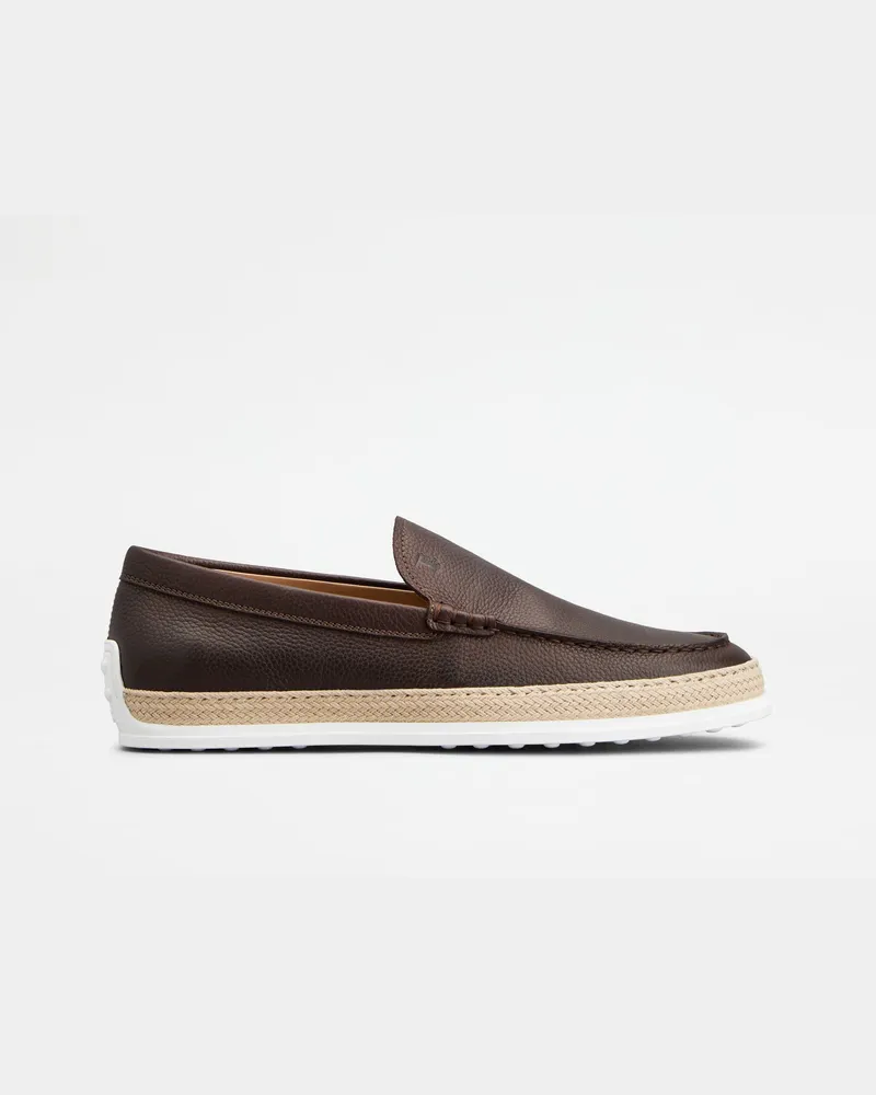 TOD'S Slipper-Loafer aus Leder, BRAUN Shoes Braun