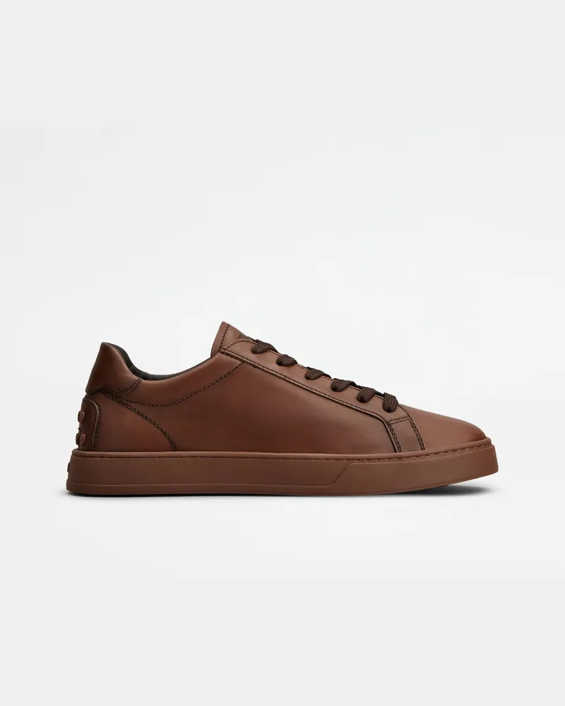TOD'S Sneakers aus Leder, BRAUN Shoes Braun