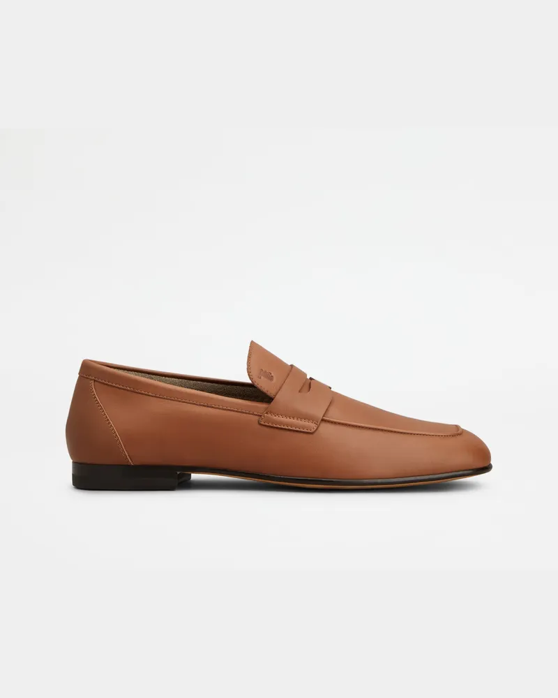 TOD'S Loafers aus Leder, BRAUN Shoes Braun