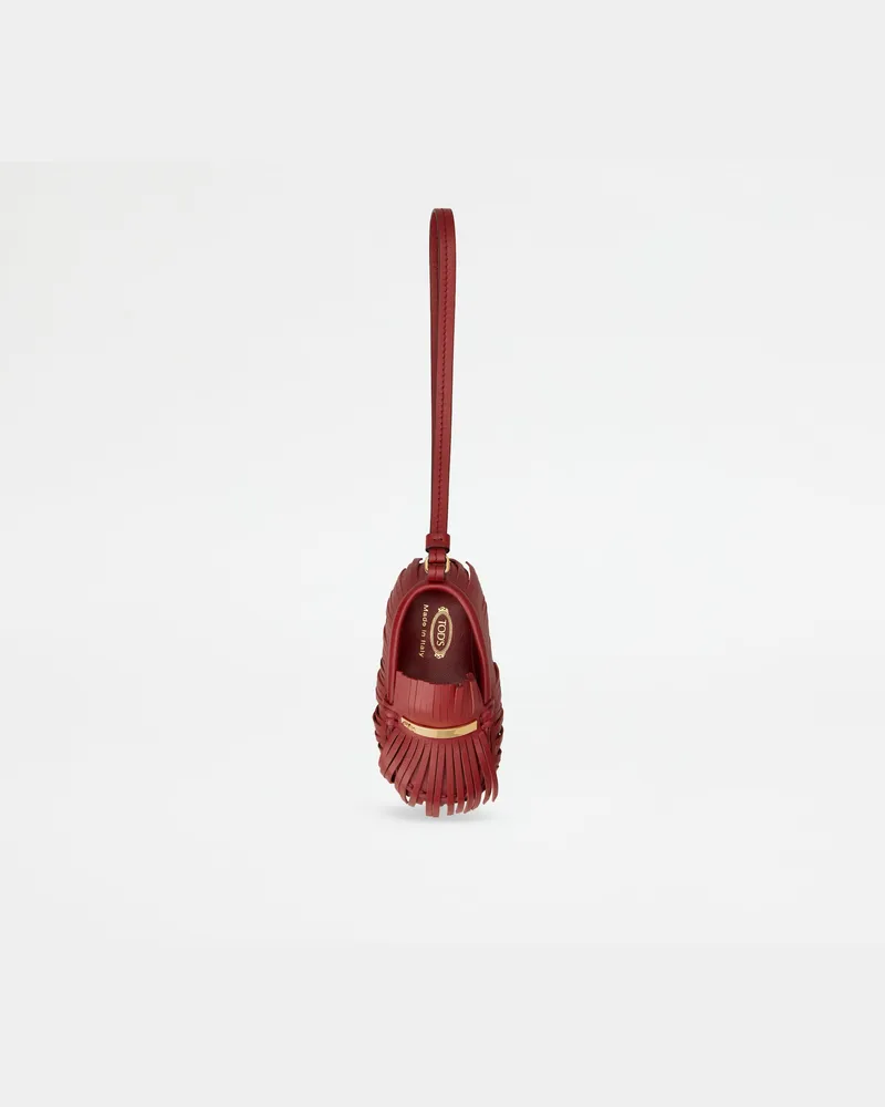 TOD'S Charm Gommino aus Leder, ROT,  - Wallets Rot