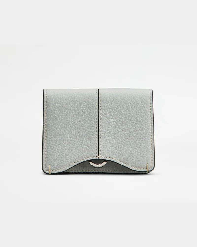 TOD'S Visitenkartenetui aus Leder, GRAU,  - Wallets Grau