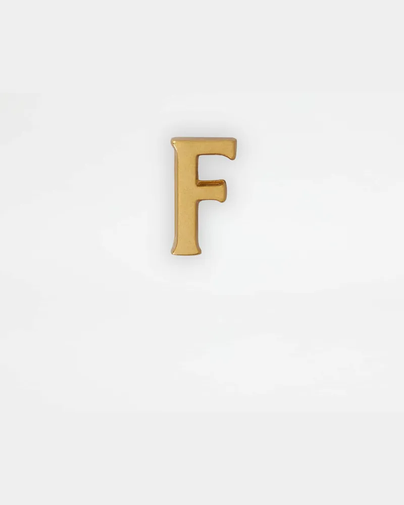 TOD'S Buchstaben-Charm F, GOLD,  - Accessories Gold