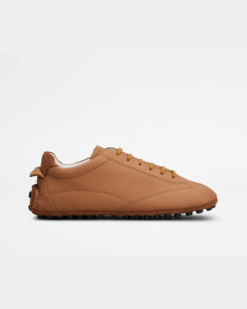 TOD'S Sneakers aus Leder, BRAUN Shoes Braun