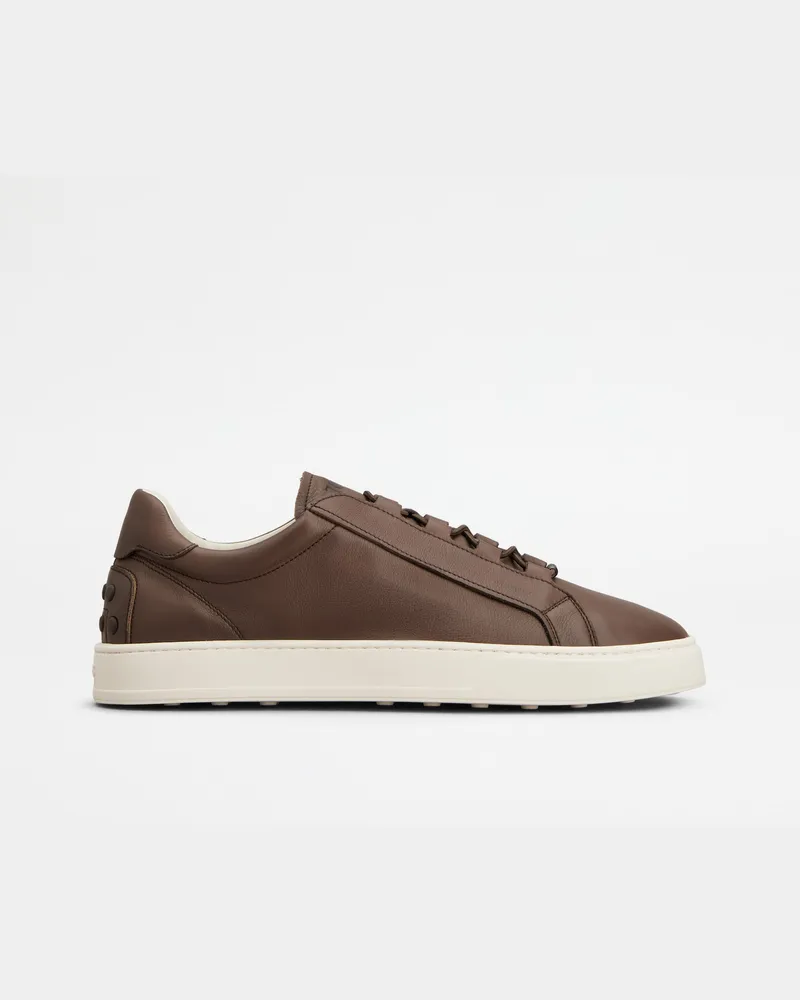 TOD'S Sneakers aus Leder, BRAUN Shoes Braun