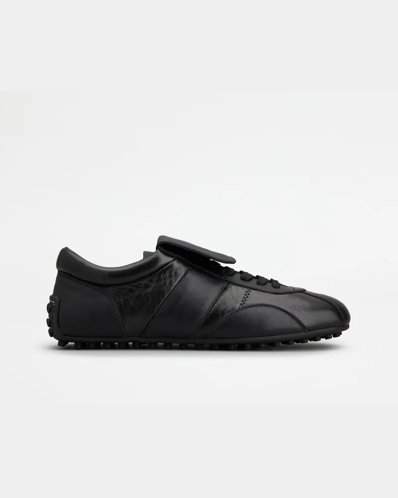 TOD'S Sneakers Tod's T-Marathon aus Leder, SCHWARZ Shoes Schwarz