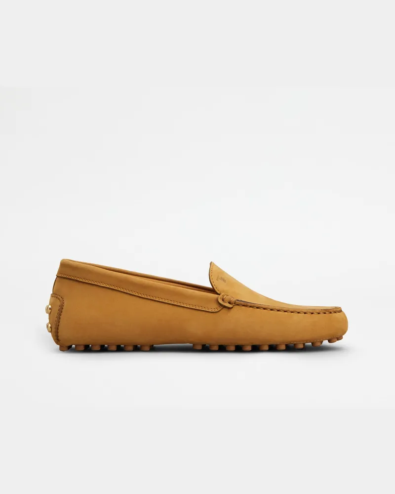 TOD'S Mokassins Gommino aus Nubukleder, BRAUN Shoes Braun