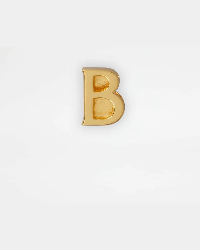 TOD'S Buchstaben-Charm B, GOLD,  - Accessories Gold