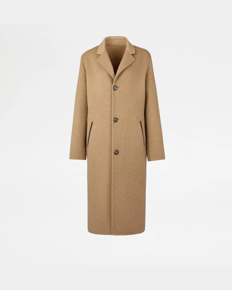 TOD'S Mantel aus Double-Kaschmirstoff, BEIGE Coat / Trench Beige