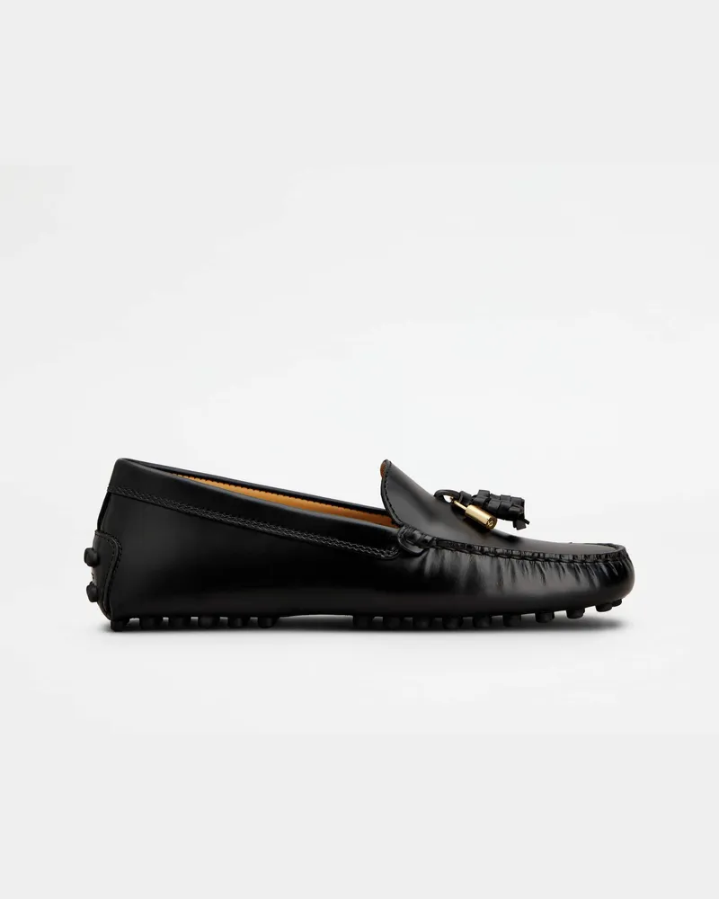 TOD'S Mokassins Gommino aus Leder, SCHWARZ Shoes Schwarz
