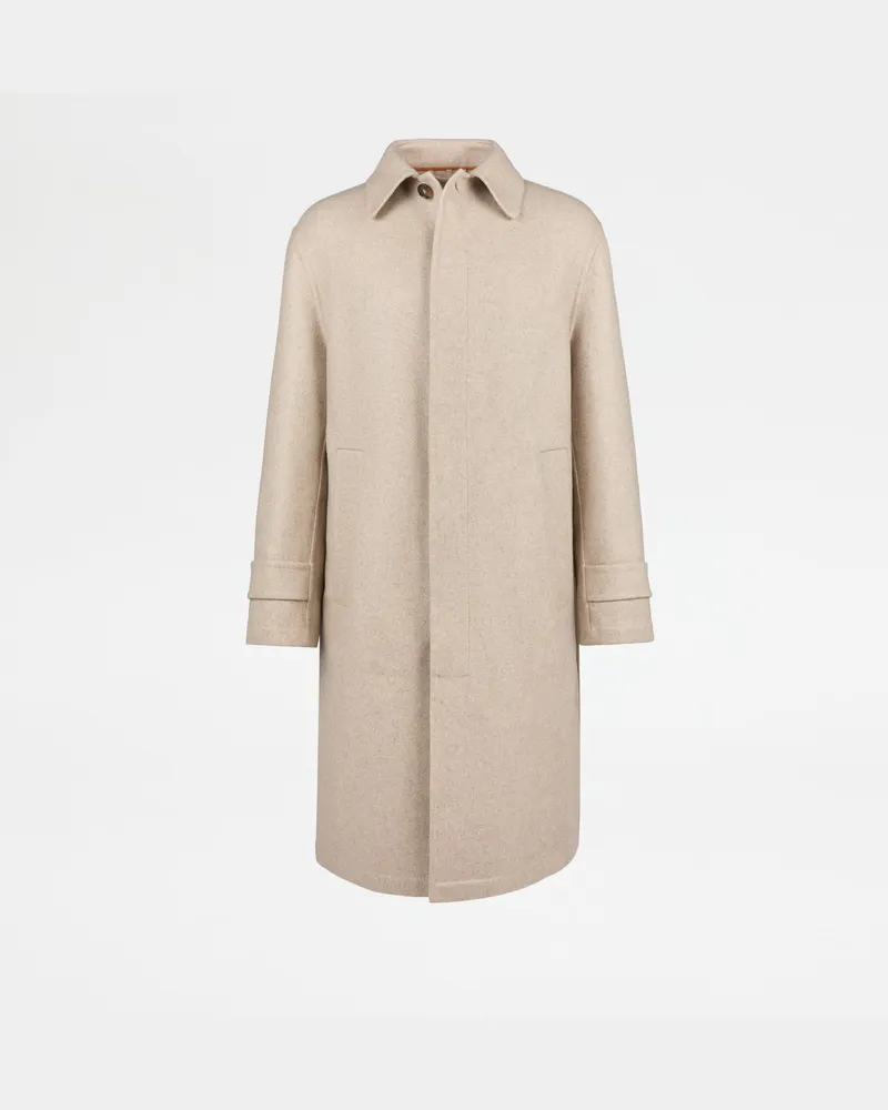 TOD'S Mantel aus Double-Kaschmir, BEIGE, XX - Coat / Trench Beige