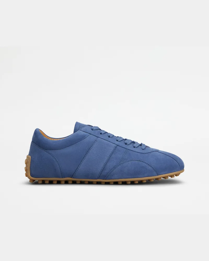 TOD'S Sneakers Tod's T Marathon aus Pashmy-Veloursleder, BLAU Shoes Blau