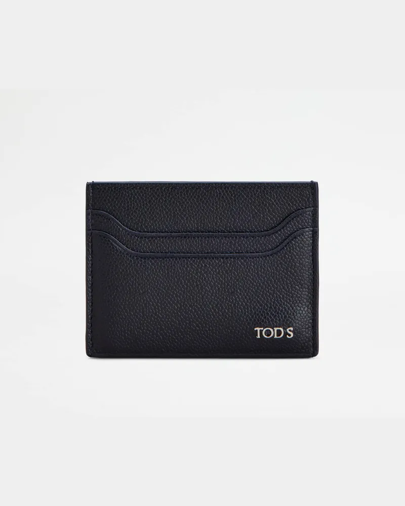 TOD'S Kartenetui aus Leder, BLAU,  - Wallets Blau