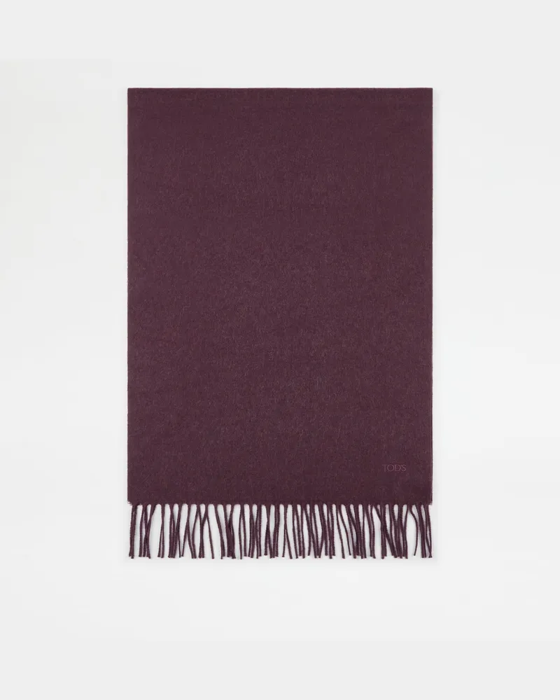 TOD'S Schal aus Kaschmir-Drap - Größe Large, BRAUN,  - Bags Braun