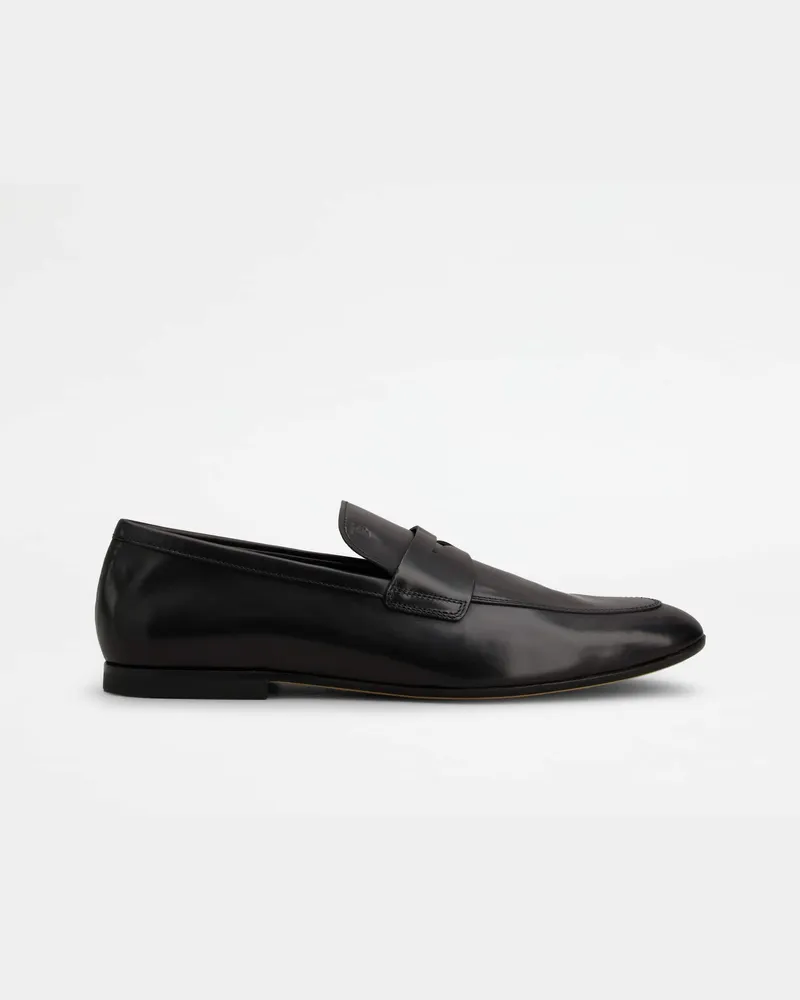TOD'S Loafer Tod's aus Leder, SCHWARZ Shoes Schwarz