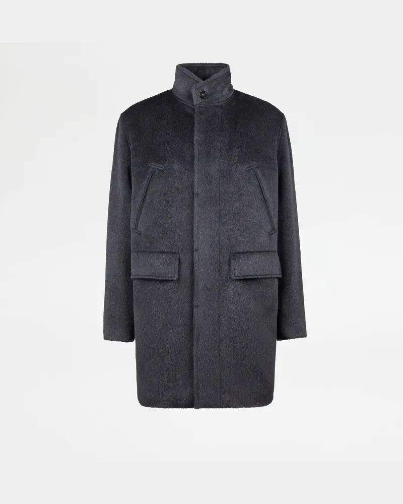 TOD'S Kurzer Mantel aus Wolle, GRAU, XX - Coat / Trench Grau
