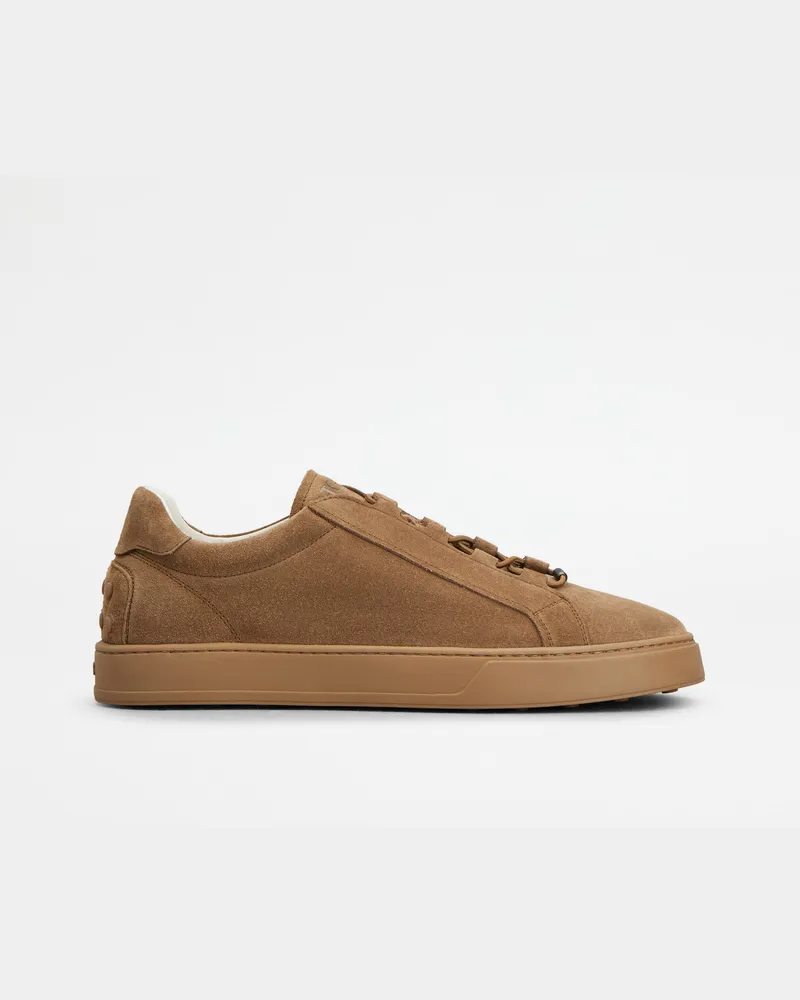 TOD'S Sneakers aus Veloursleder, BRAUN Shoes Braun