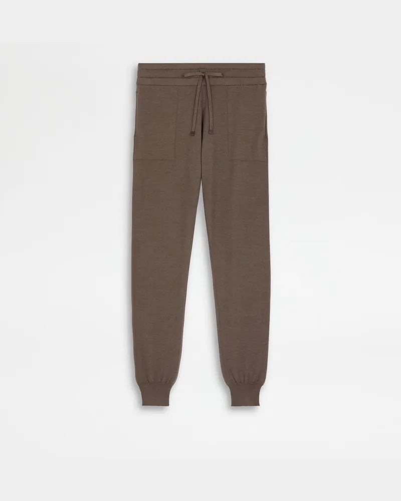 TOD'S Jogginghose ais Kaschmir und Seide, BRAUN Trousers Braun
