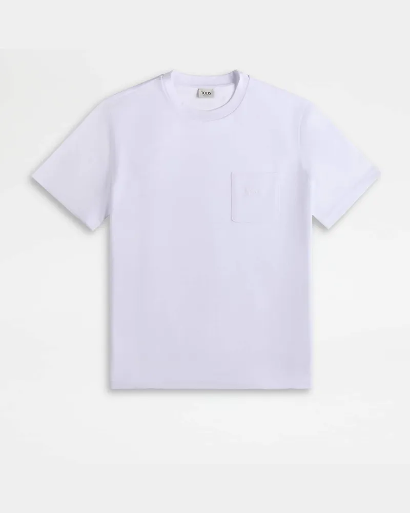 TOD'S T-Shirt aus Jersey, WEISS, XX - Shirts Weiss
