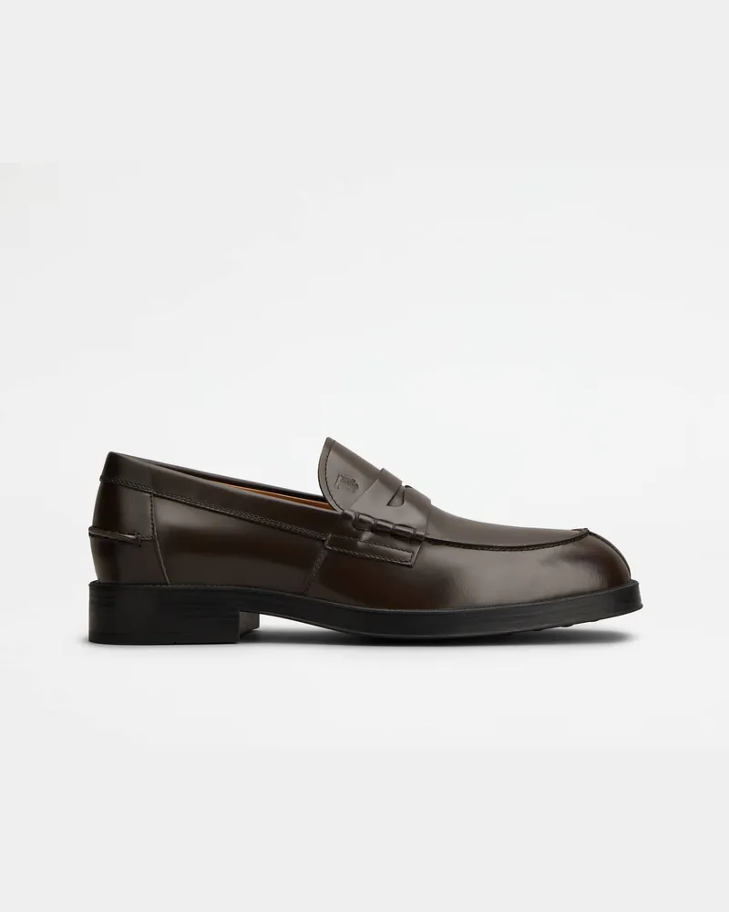 TOD'S Loafers aus Leder, BRAUN Shoes Braun