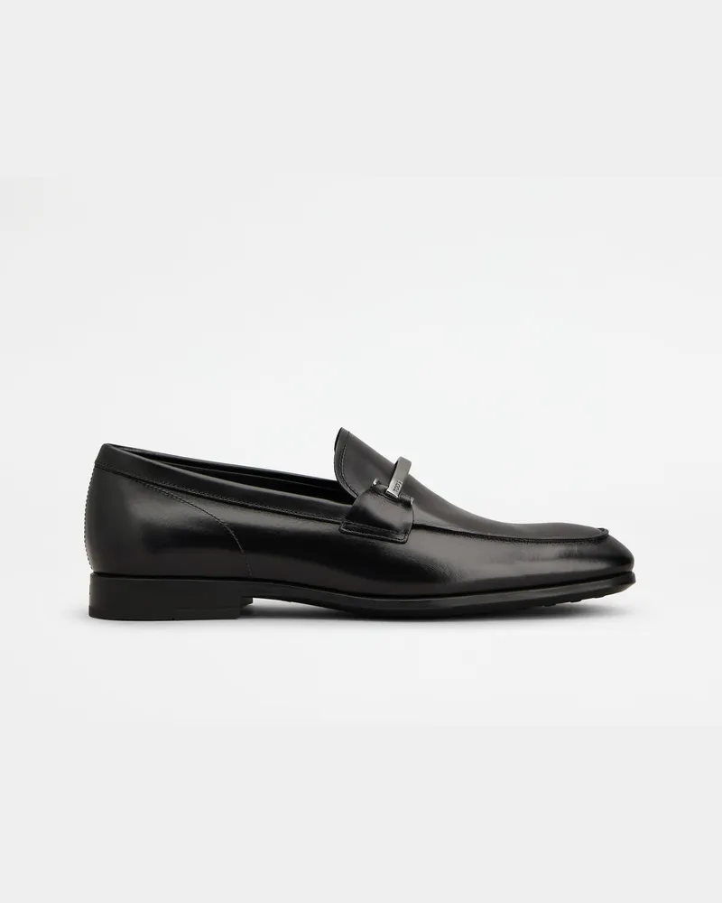 TOD'S Loafers aus Leder, SCHWARZ Shoes Schwarz