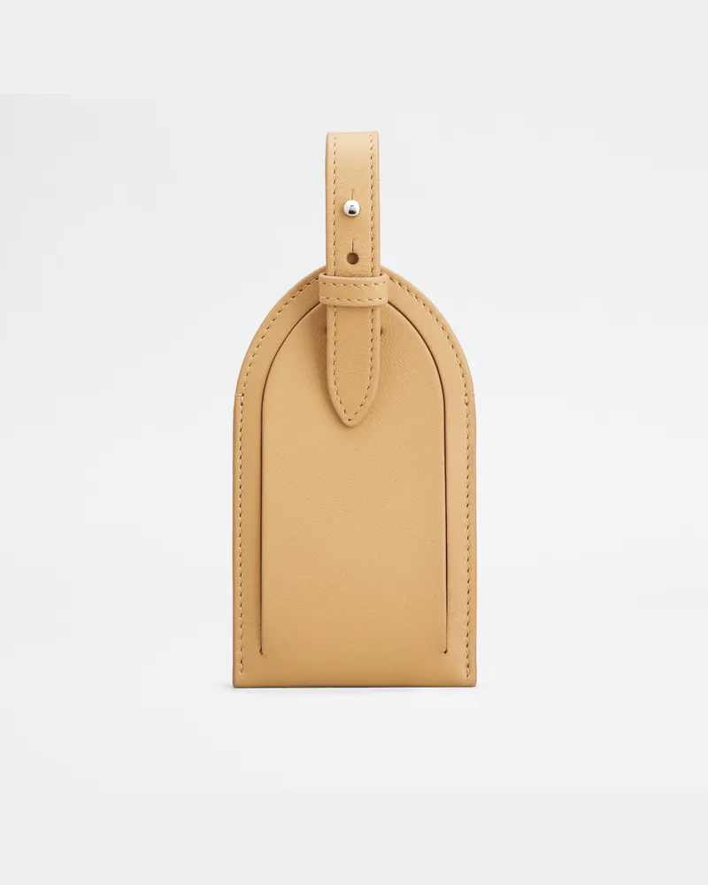 TOD'S Adressanhänger aus Leder, NATUR,  - Wallets Natur