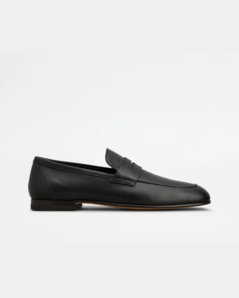 TOD'S Loafers aus Leder, SCHWARZ Shoes Schwarz