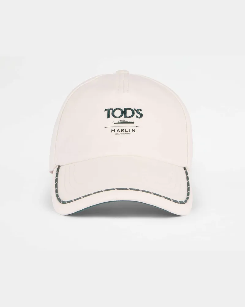 TOD'S Cap mit Visier aus technischer Baumwolle, BEIGE,  - Bags Beige