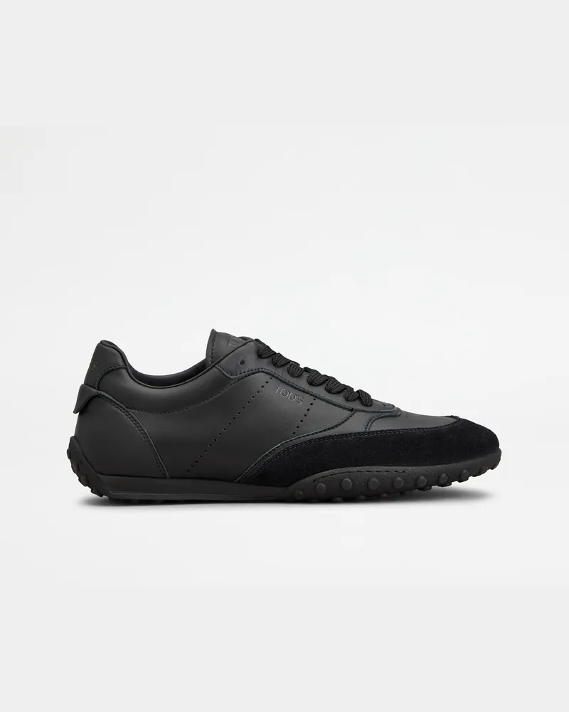 TOD'S Sneakers aus Leder, SCHWARZ Shoes Schwarz