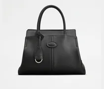 Di Bag Shopper aus Leder Small, SCHWARZ,  - Bags