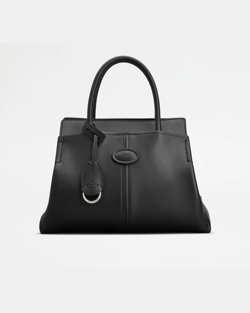 TOD'S Shopper aus Leder Small, SCHWARZ,  - Bags Schwarz