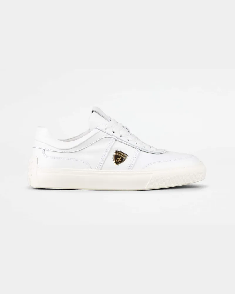 TOD'S Sneakers aus Leder, WEISS Shoes Weiss