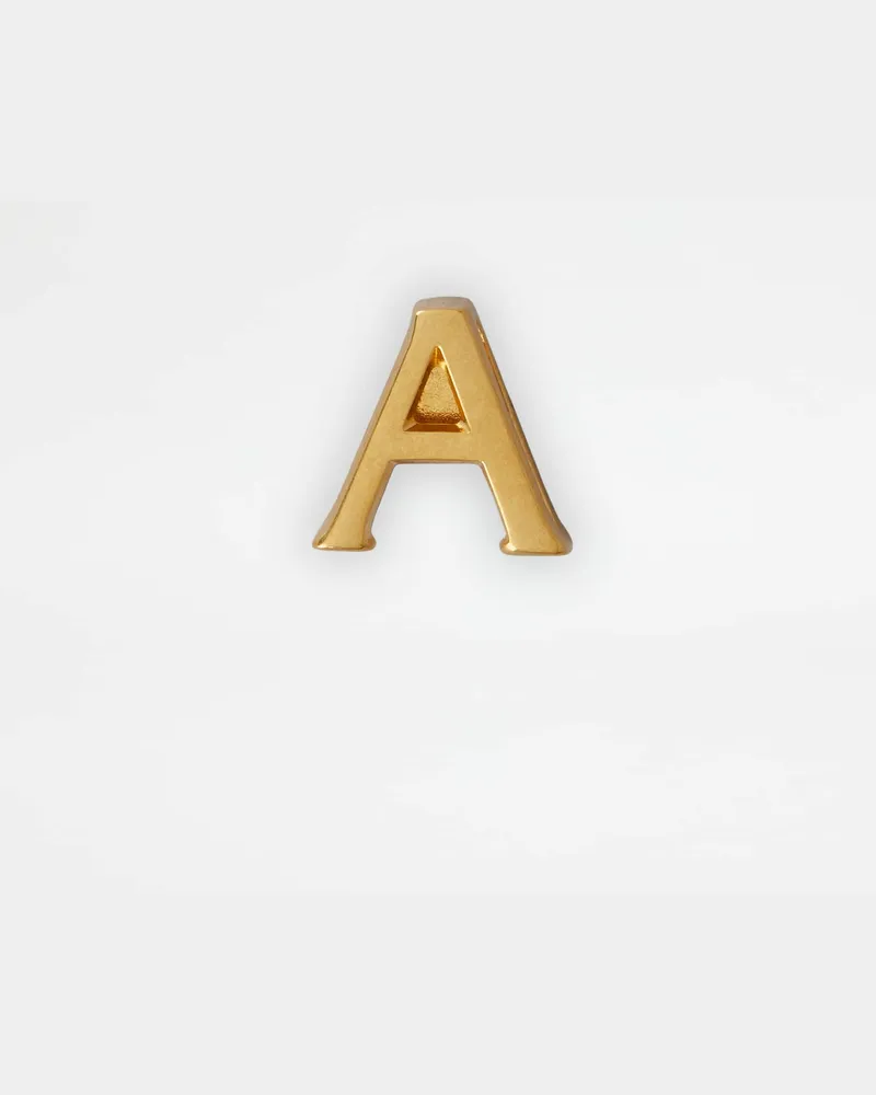 TOD'S Buchstaben-Charm A, GOLD,  - Accessories Gold