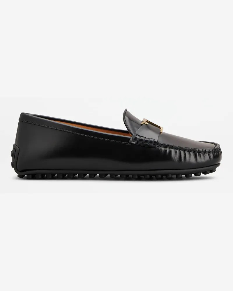 TOD'S Mokassins City Gommino aus Leder, SCHWARZ Shoes Schwarz
