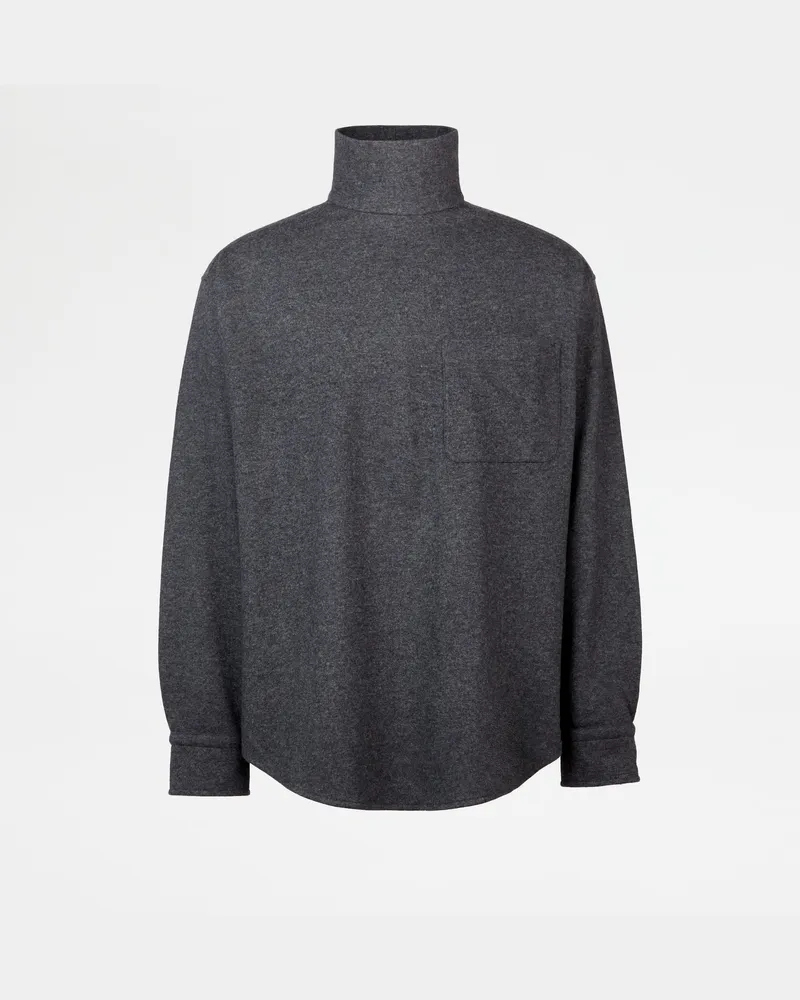 TOD'S Rollkragenpullover aus einer Seidenmischung, GRAU, XX - Shirts Grau