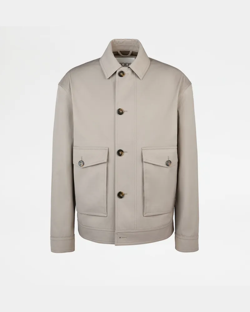 TOD'S Over Shirt, GRAU, XX - Coat / Trench Grau