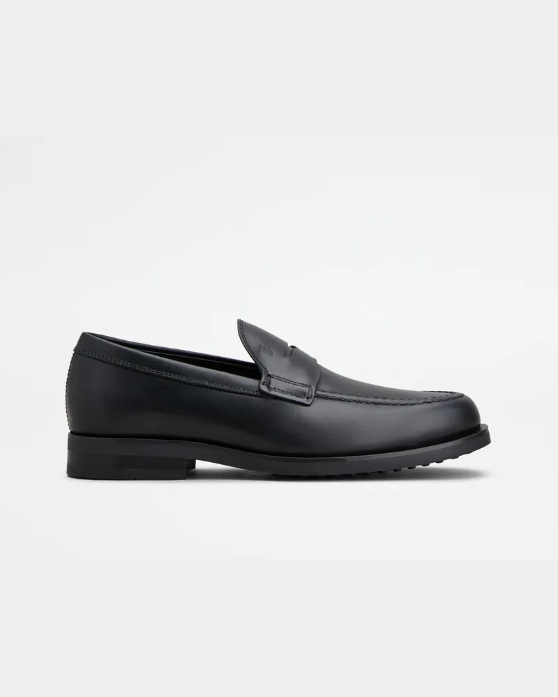 TOD'S Loafers aus Leder, SCHWARZ Shoes Schwarz