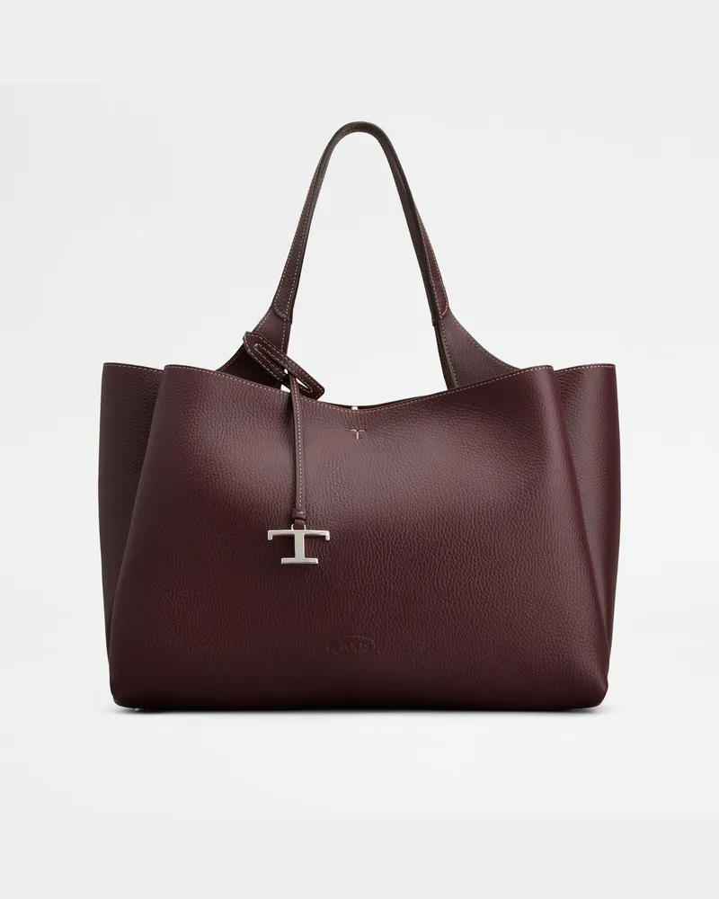 TOD'S Tasche Tod's aus Leder Medium, BORDEAUX,  - Bags Bordeaux