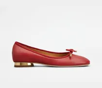Ballerinas aus Nappaleder, ROT Shoes