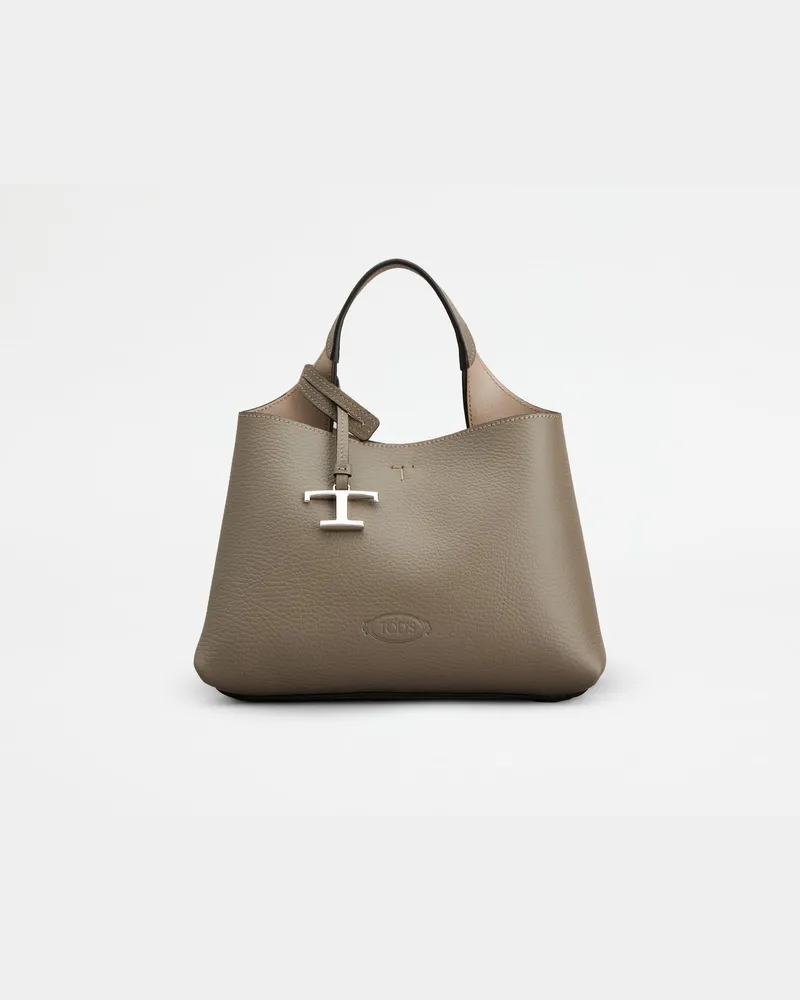 TOD'S Tasche aus Leder Micro, GRAU,  - Bags Grau