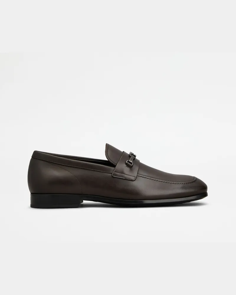TOD'S Loafers aus Leder, BRAUN Shoes Braun