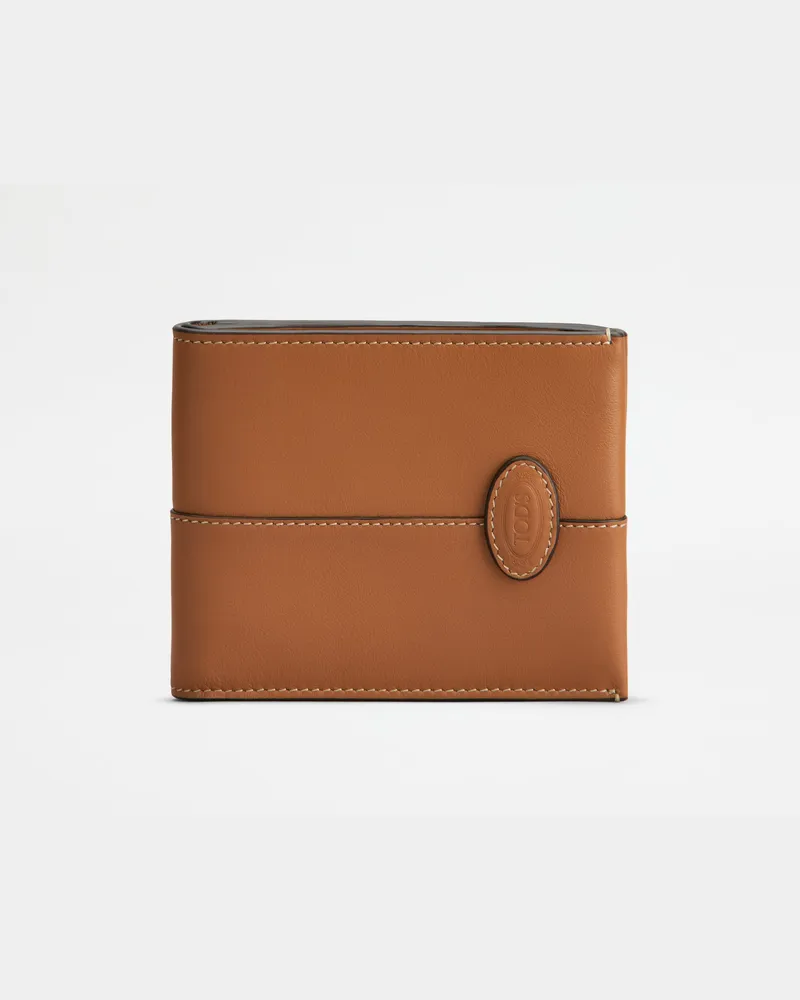 TOD'S Kartenetui aus Leder, BRAUN,  - Wallets Braun