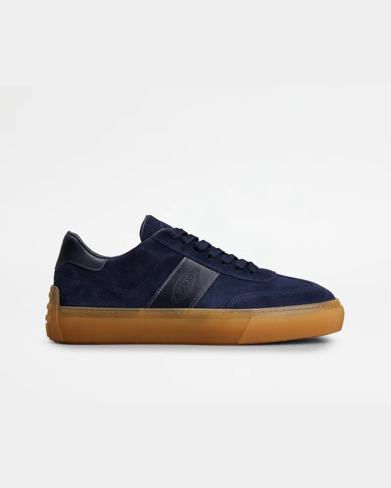 TOD'S Sneakers Tod's aus Veloursleder, BLAU Shoes Blau