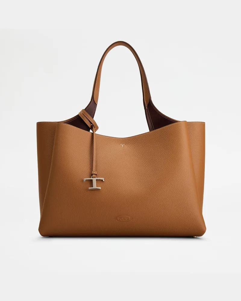 TOD'S Tasche Tod's aus Leder Medium, BORDEAUX,BRAUN,  - Bags Bordeaux