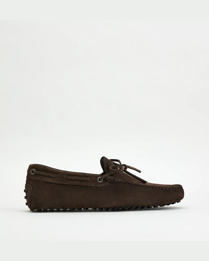 TOD'S Mokassins Gommino aus Veloursleder, BRAUN Shoes Braun